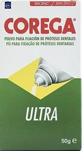 Krem utrwalający ortodontyczny GSK Corega Ultra Adhesive Powder 50g (8470003720373) - Higiena protez i aparatów ortodontycznych - miniaturka - grafika 1