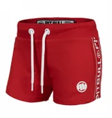 Odzież taktyczna i umundurowanie - Szorty damskie Pit Bull French Terry 330 Gloria - Czerwone XS (32) - miniaturka - grafika 1