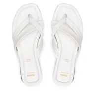 Klapki i japonki damskie - Japonki Bata 5641667 Biały - miniaturka - grafika 1