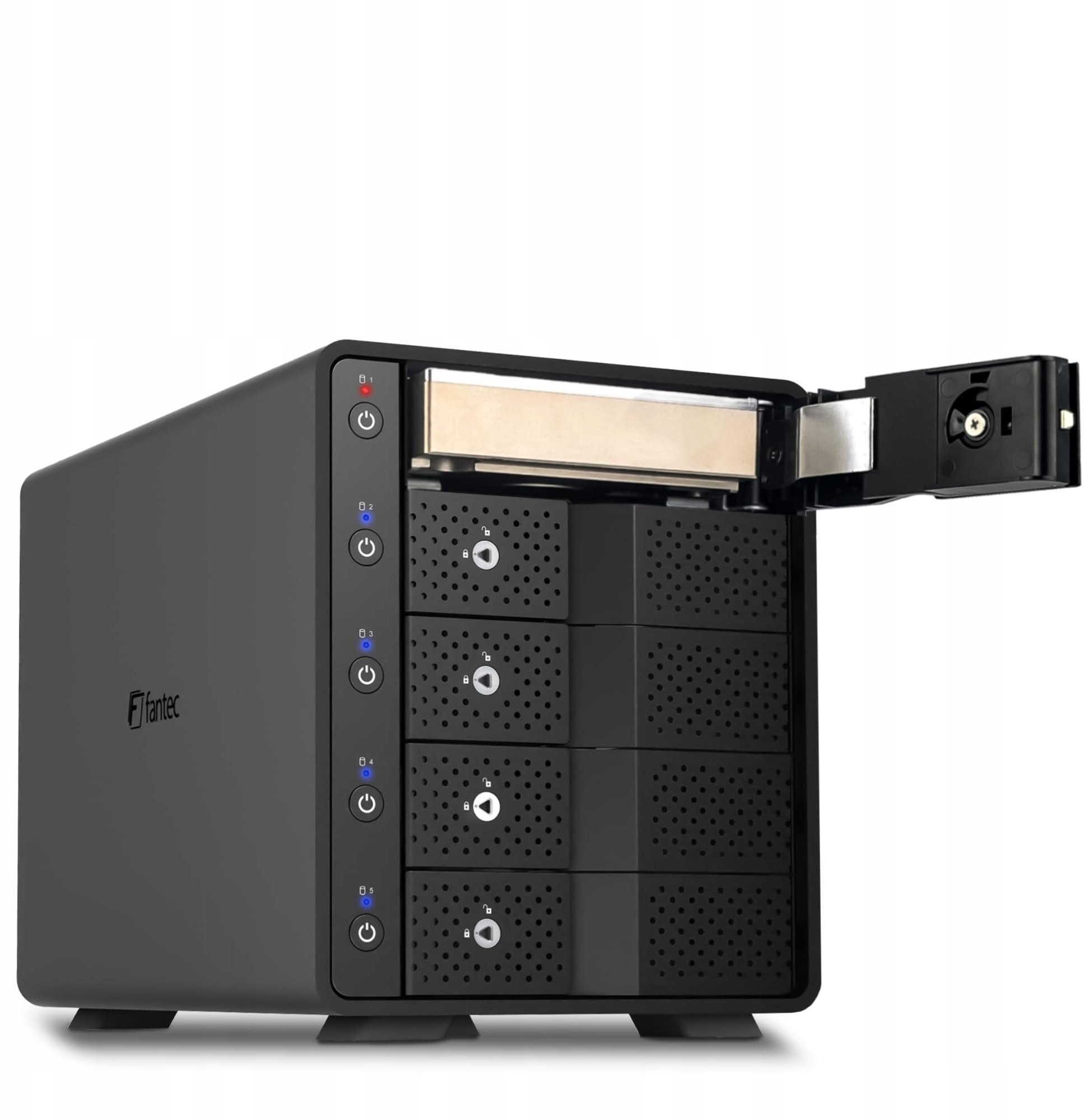 Fantec Fantec MB-X5U31H Hard Drive Enclosure – 5 x 3.5 Inch Drives – USB 3.2 Gen 2