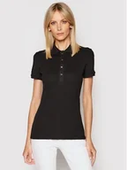 Koszulki i topy damskie - Lacoste Polo PF5462 Czarny Slim Fit - miniaturka - grafika 1