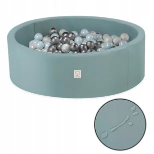 Suchy Basen z Piłkami 90x30 Piankowy Zielony Wodoodporny 200 szt MISIOO - Suche baseny Suchy Basen z Piłkami 90x30 Piankowy Zielony Wodoodporny 200 szt MISIOO - Suche baseny - miniaturka - grafika 1