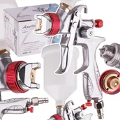 Pistolety malarskie - Pistolet Lakierniczy Hvlp dysza 1,7mm Oryginał Auarita do Malowania 600ml - miniaturka - grafika 1