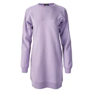 Sukienki - Damska Sukienka KARL LAGERFELD BIG LOGO SWEAT DRESS 230W1355-66 – Fioletowy - miniaturka - grafika 1