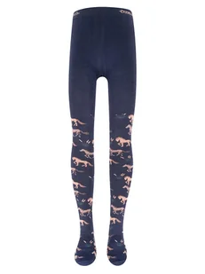 ewers Rajstopy "Horses" w kolorze granatowym - Rajstopy dziecięce - miniaturka - grafika 1