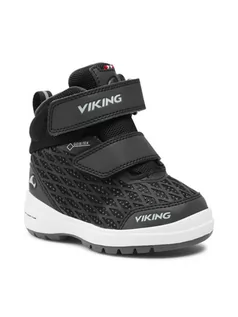 Buty dla dziewczynek - Viking Śniegowce Hero R Gtx GORE-TEX 3-89340-277 Czarny - grafika 1