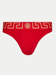 Versace Stringi AU100022 1A1001 Czerwony - Majtki męskie - miniaturka - grafika 1