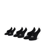Skarpetki damskie - Adidas Zestaw 3 par stopek unisex No-Show Socks 3P FM0677 Black - miniaturka - grafika 1