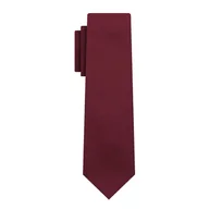 Krawaty i muchy męskie - Krawat gładki bordowy EM 4 - EM Men's Accessories - miniaturka - grafika 1