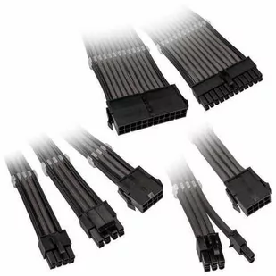 Kolink Core Adept Braided Cable Extension Kit - Gunmetal - Modding - miniaturka - grafika 1