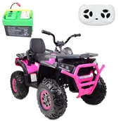 Pojazdy elektryczne dla dzieci - Mega wielki quad na akumulator z pilotem, 4x4, miękkie koła/xmx607 - miniaturka - grafika 1