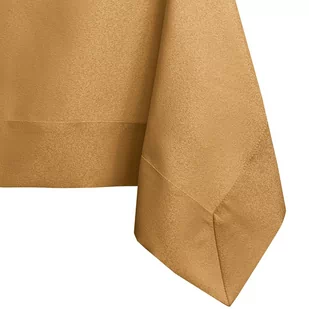 Obrus Empire Złoty Gładki Klasyczny 130x130 AmeliaHome - TCLOTH/AH/EMPIRE/BRD/GOLD/130X130 - Obrusy i serwetki - miniaturka - grafika 1