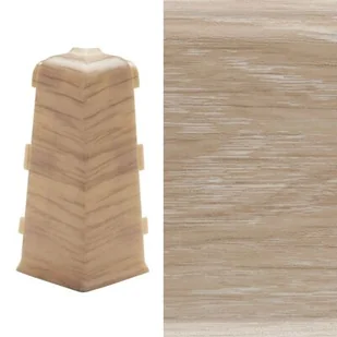 Arbiton Narożnik zewnętrzny do listwy INDO (2 sztuki) dąb piaskowy - Listwy przypodłogowe - miniaturka - grafika 1