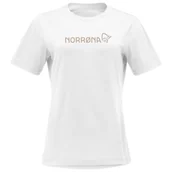 Koszulki sportowe damskie - Koszulka damska Norrona 29 cotton Norrøna viking T-shirt Rozmiar: M / Kolor: biały - miniaturka - grafika 1