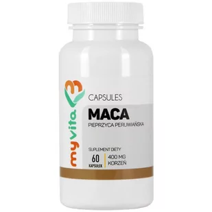 MyVita Maca 60kaps - Suplementy naturalne - miniaturka - grafika 1