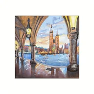 Obrazy i zdjęcia na płótnie - Obraz metalowy 3D LOFT KRAKÓW - miniaturka - grafika 1