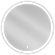 Lustra - Mexen Gobi lustro łazienkowe podświetlane, okrągłe 80 cm, LED 6000K, antypara - miniaturka - grafika 1