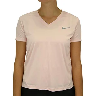 Nike damska koszulka z krótkim rękawem z krótkim rękawem różowy Echo Pink/Reflective Silv S - Koszulki i topy damskie - miniaturka - grafika 1