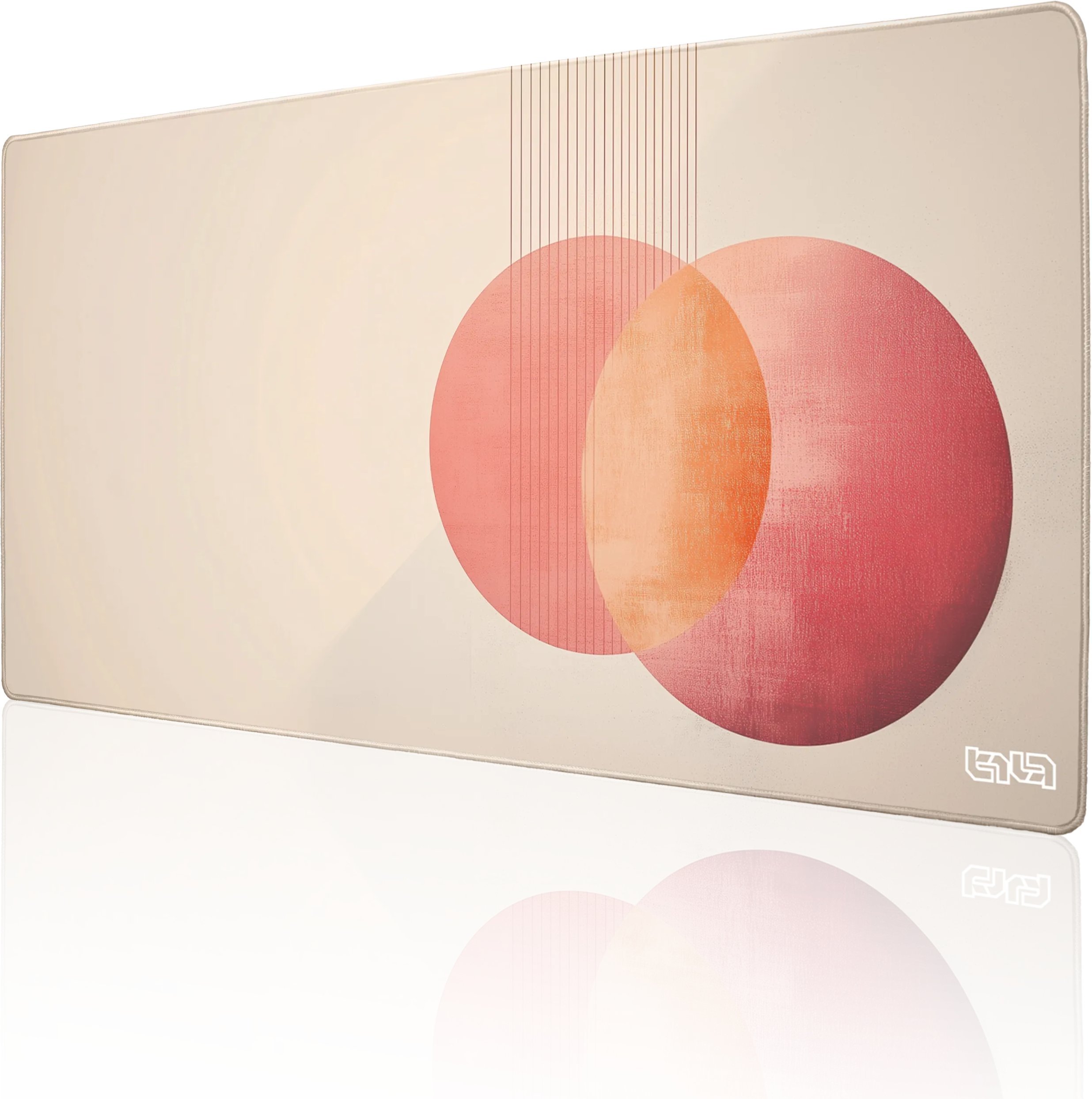 PODKŁADKA POD KLAWIATURĘ Różowe Sfery 100x50 TILT Duża Prezent Gamingowa