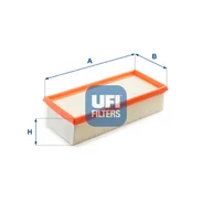 Filtry powietrza - Filtr powietrza UFI Filtry 30.253.00 - miniaturka - grafika 1