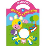Kolorowanki, wyklejanki - Naklejki. Wesołe zwierzątka - miniaturka - grafika 1