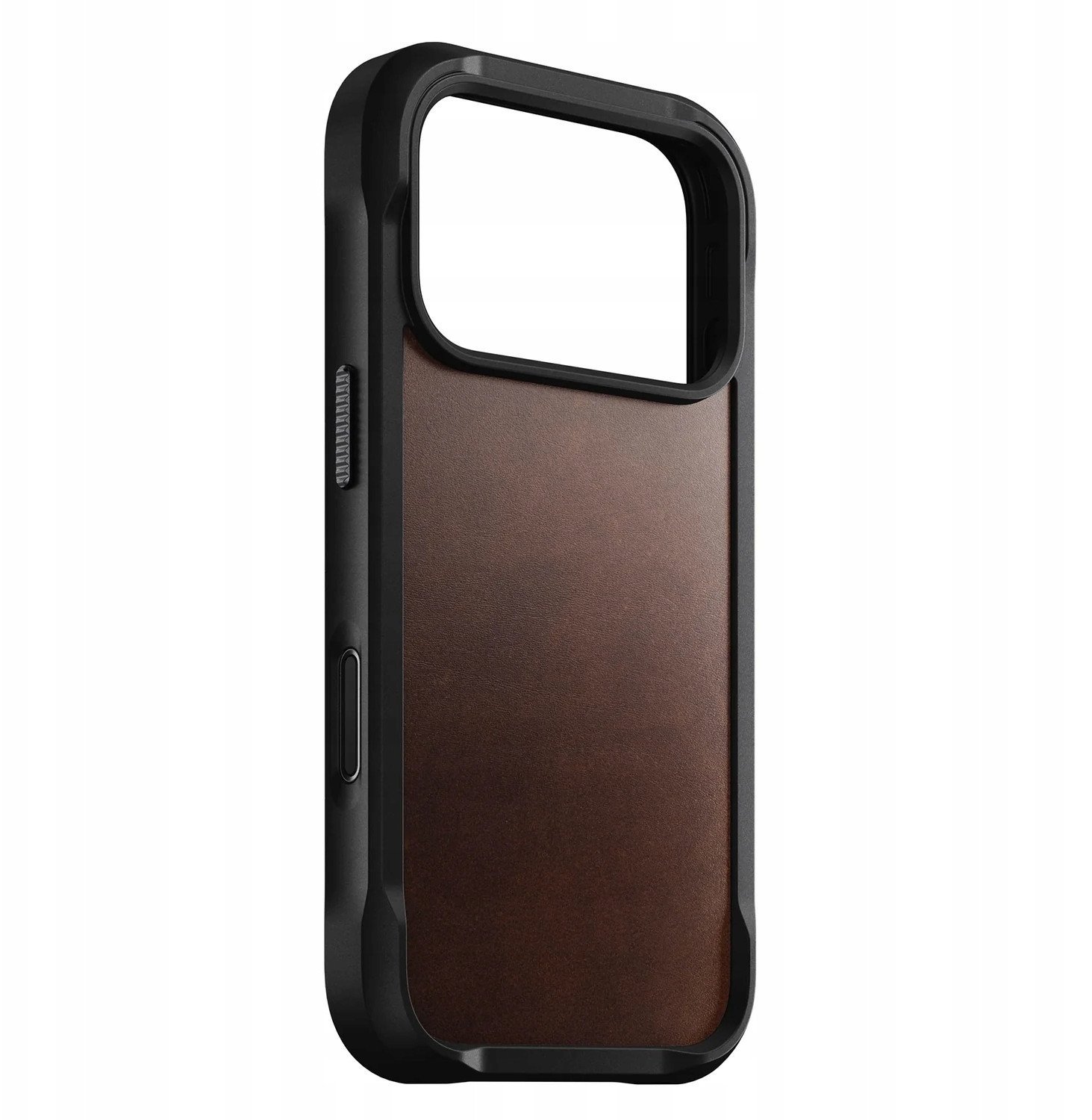 NOMAD Rugged Leather Case - skórzane etui do iPhone 17 Pro kompatybilne z MagSafe; skóra Horween rustic brown
