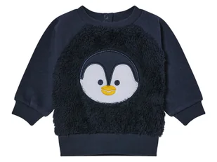 lupilu® Pluszowy sweterek niemowlęcy z haftem (62-68, Granatowy) - Bluzy i sweterki niemowlęce - miniaturka - grafika 1