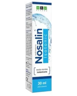 Nosalin Isotonic spray do nosa, 30 ml - Przeziębienie i grypa - miniaturka - grafika 1