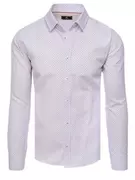 Koszule męskie - Koszula męska biała Dstreet DX2449 - miniaturka - grafika 1
