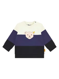 Steiff Bluza w kolorze granatowo-czarno-kremowym - Bluzy i sweterki niemowlęce - miniaturka - grafika 1