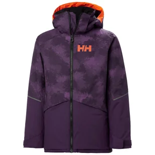 Helly Hansen Stellar, kurtka narciarska, juniorska, fioletowa - Kurtki narciarskie - miniaturka - grafika 1