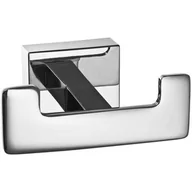 Wieszaki łazienkowe - Omnires LIFT haczyk podwójny 8154BCR - miniaturka - grafika 1