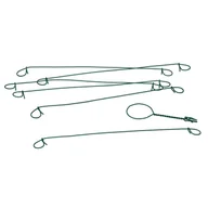 Akcesoria do ogrodzeń - Łączniki do mat balkonowych 200szt. zielone Naterial - miniaturka - grafika 1