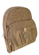 Plecaki - Praktyczny Plecak Materiałowy BAG STREET 2229 BRĄZOWY 30 x 25 x 6,5 [cm] - miniaturka - grafika 1