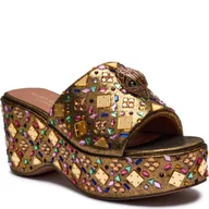 Klapki i japonki damskie - Kurt Geiger Klapki KENSINGTON WEDGE MULE - miniaturka - grafika 1
