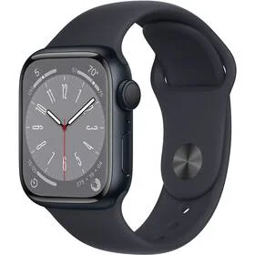 Apple Watch 8 GPS 41mm MNP53CS/A Czarny - Smartwatch - miniaturka - grafika 1