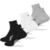Skarpetki męskie - UMBRO Skarpety Quarter Zakostki 3 pary 43/46 - miniaturka - grafika 1