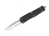 Noże - Nóż CobraTec Large Black FS-X Tanto Serrated - miniaturka - grafika 1