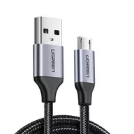 Kable USB - UGREEN Kabel USB do Micro USB US290 3m czarny) - miniaturka - grafika 1