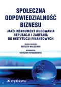Podręczniki dla szkół wyższych - Społeczna odpowiedzialność biznesu Krzysztof Waliszewski - miniaturka - grafika 1