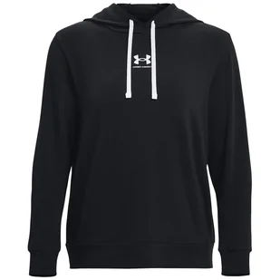 Bluza damska Under Armour Rival Terry Hoodie Rozmiar: M / Kolor: czarny - Bluzy sportowe damskie - miniaturka - grafika 1