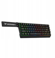 Klawiatury - Wozinsky WKGP-1165 mechaniczna podświetlana RGB - czarna - miniaturka - grafika 1