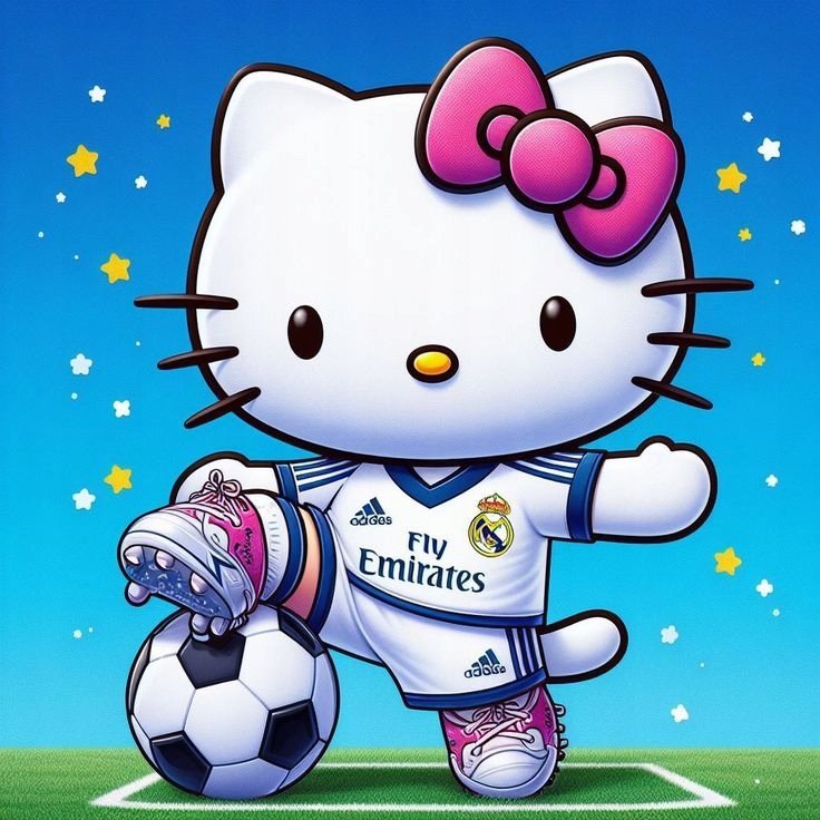 PUZZLE HELLO KITTY REAL MADRYT A3 252 el z Nadrukiem + IMIĘ #159