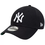 Czapki męskie - New Era 9FORTY New York Yankees MLB Team Side Patch Cap 60298793, Mężczyzna, Czapka z daszkiem, Granatowy - miniaturka - grafika 1