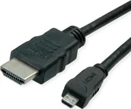 Kable komputerowe i do monitorów - Kabel Roline ROLINE GREEN Kabel HDMI High Speed z Ethernetem, HDMI męski - Micro HDMI męski, 2 m - miniaturka - grafika 1