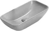 Umywalki - Mexen Klara umywalka nablatowa 46 x 23 cm, szara jasna mat - 21564661 - miniaturka - grafika 1