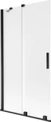 Parawany nawannowe - Mexen Velar parawan nawannowy 2-skrzydłowy rozsuwany 100 x 150 cm, szron, czarny - 896-100-000-31-70 - miniaturka - grafika 1