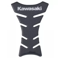 Akcesoria motocyklowe - Tankpad Kawasaki Naklejka Na Bak Motocykla Carbon - miniaturka - grafika 1