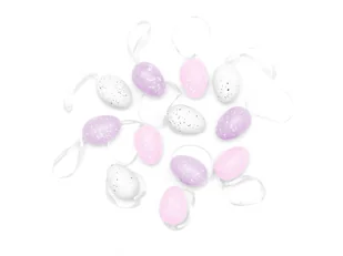 Dekoracja Wisząca Pisanki - 12 szt. - Wielkanoc - miniaturka - grafika 1