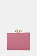 Portfele - Furla portfel skórzany damski kolor różowy WP00541.BX3104.4147S - miniaturka - grafika 1
